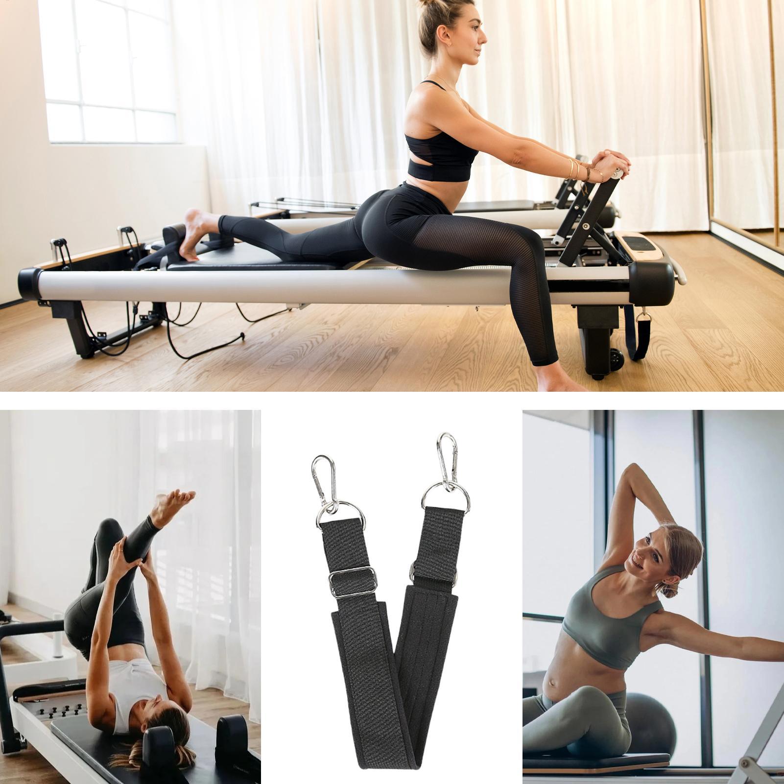 Pilates & Yoga Vida - ピラティスフットストラップ厚みのある調節可能な滑り止め高耐久ヨガピラティスリフォーマーフットストラップホームジムスタジオホテル寮用