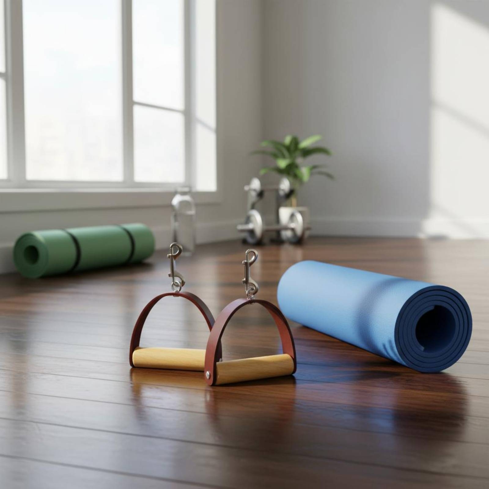 2ピースピラティスリフォーマーハンドル長持ちする金属クリップ - Pilates & Yoga Vida のレビューと価格