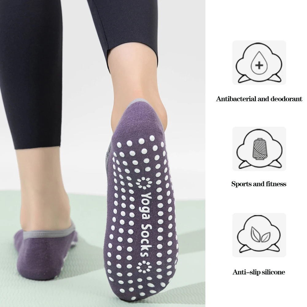 1/3 ペアプロフェッショナル女性ヨガ靴下シリコーン滑り止め - Medias Para Pilates Y Yoga のレビューと価格