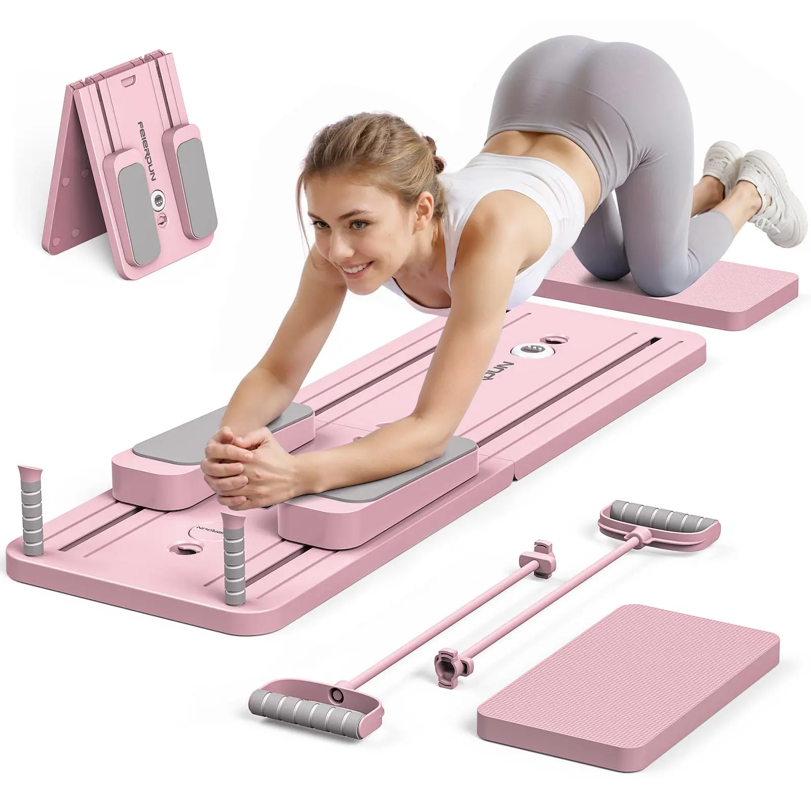 折りたたみ式ピラティスボード 多機能腹部コアトレーナー 腹筋 - Pilates & Yoga Vida のレビューと価格