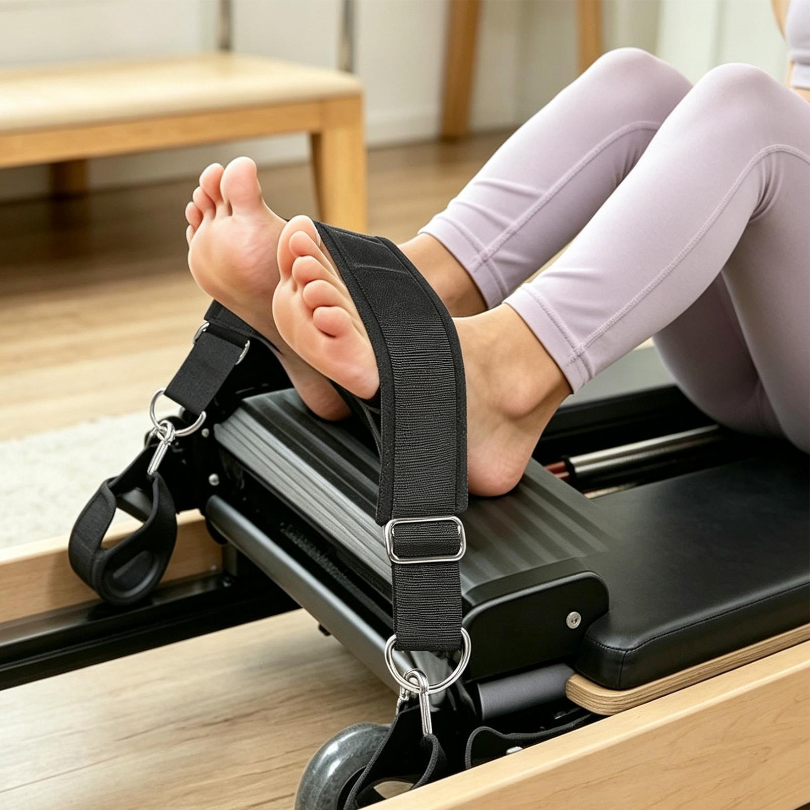 リフォーマーフットストラップ ダブルループ 厚手 滑り止め  - Pilates & Yoga Vida のレビューと価格